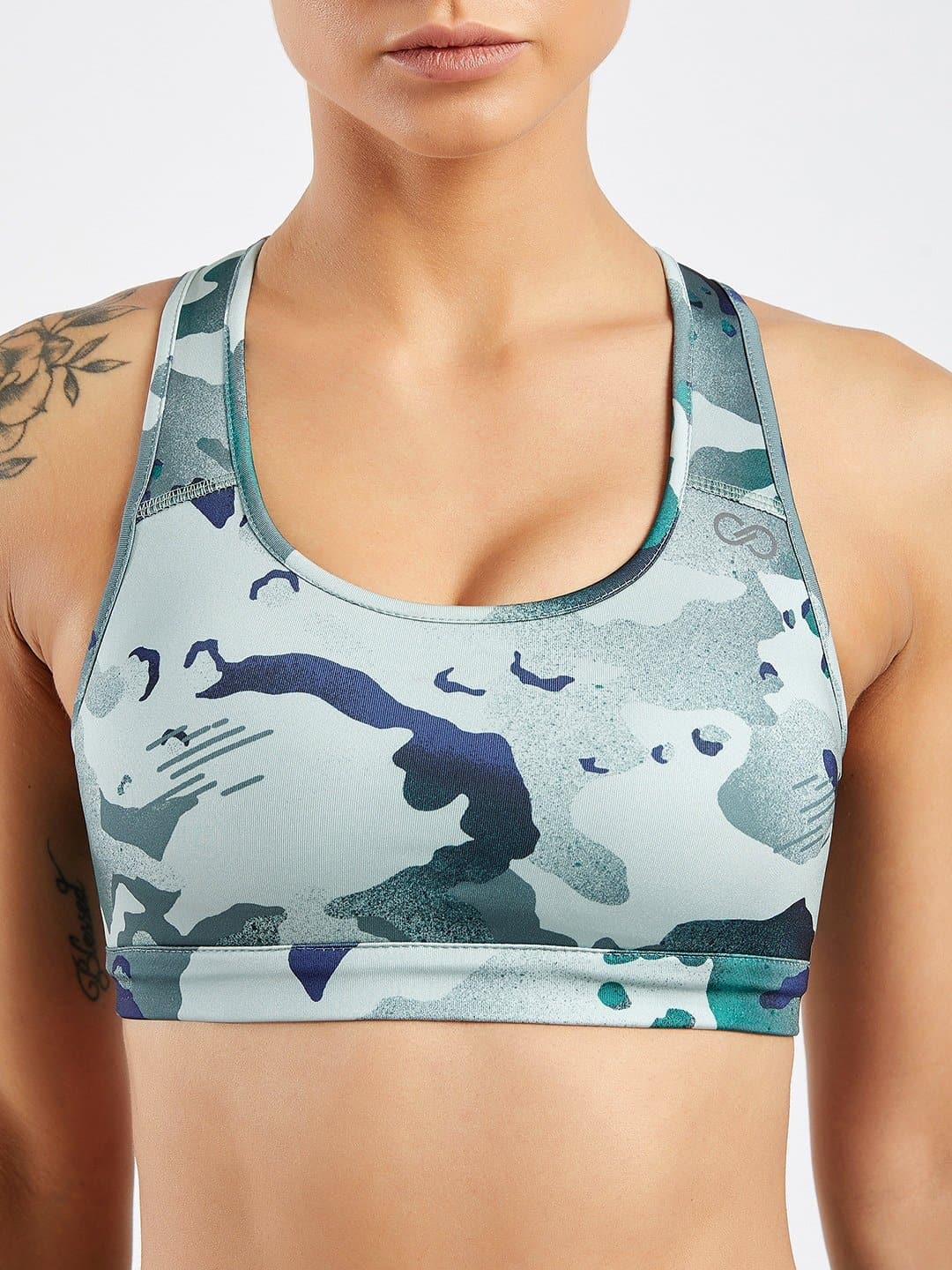 Essential Camo Printed Sports Bra #7