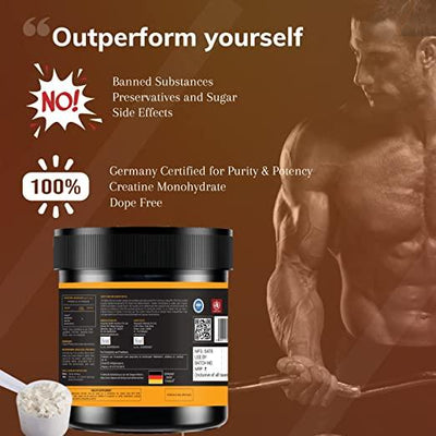 Micronized Creatine Monohydrate (Creapure, 100 gm) - Kriya Fit