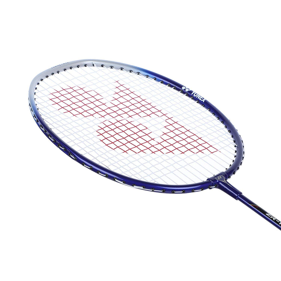 ZR101 Light Series Aluminum Strung Badminton Racquet with Full Cover (Blue)