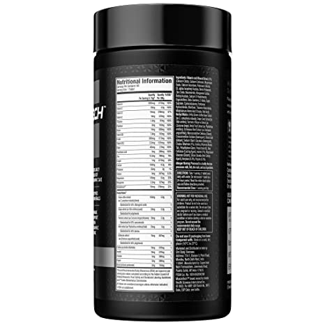 MuscleTech Platinum Multivitamin | Vitamin C | 18 Vitamins & Minerals (60 Tablets)