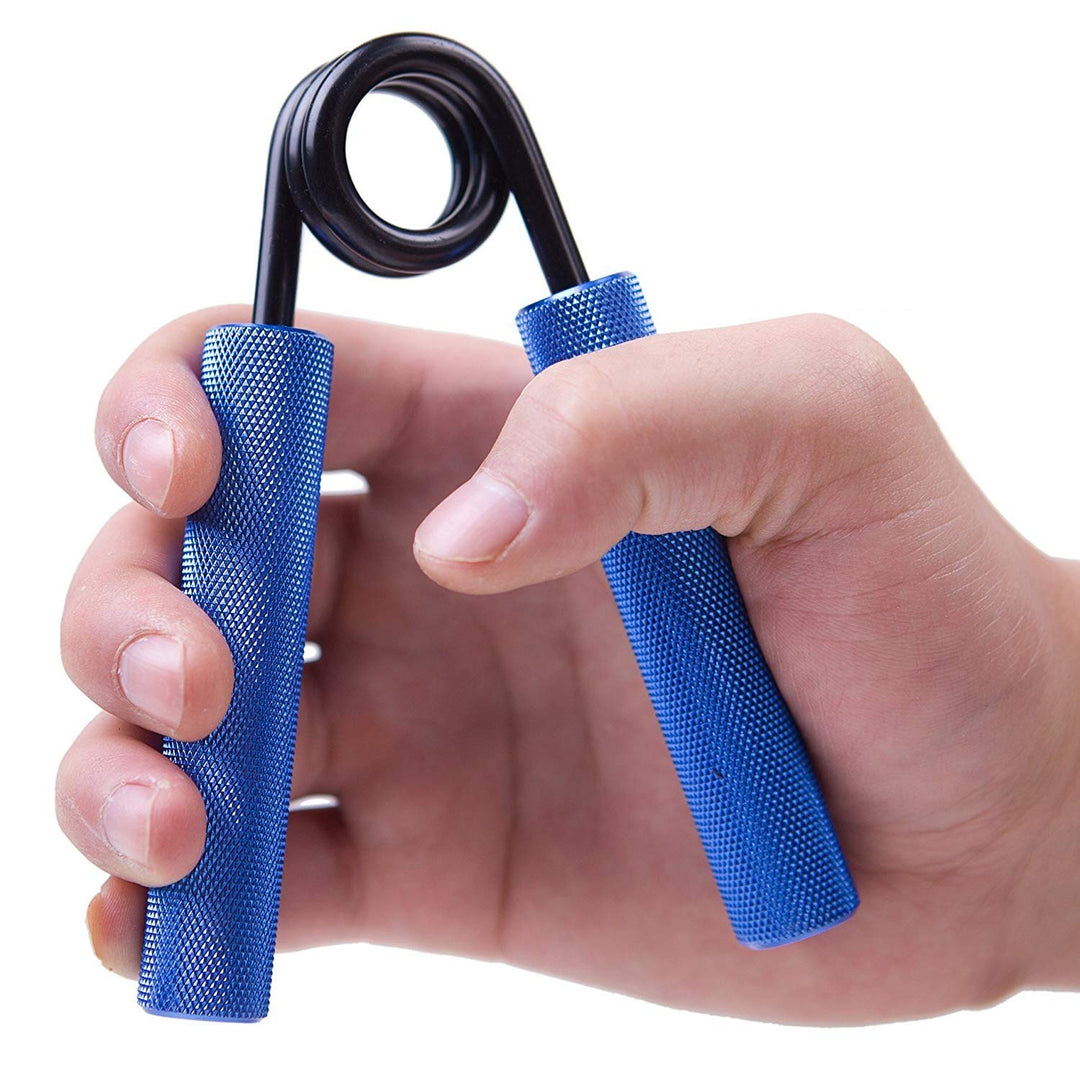 Metal Heavy Hand Grip and Wrist Strengthener Gripper - Resistance from 150LB Exerciser for Hand Grip Strength Trainer and Fingers (Blue)