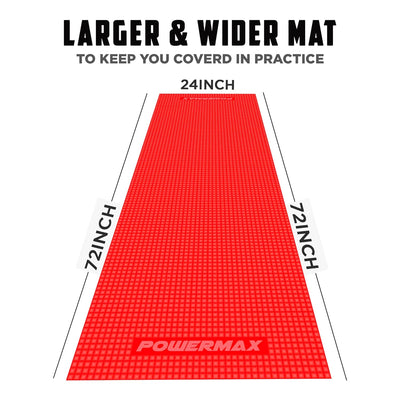 YE4-1.1-RD 4mm Thick Premium Exercise Yoga Mat for Gym Workout [Ultra-Dense Cushioning | Tear Resistance & Water Proof] Eco-Friendly Non-Slip Yoga Mat for Gym and Any General Fitness