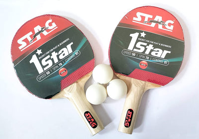 Professional Table Tennis (T.T) Set| Premium ITTF Approved Rubber- Table Tennis Rackets and T.T Balls Included| All-in-One Ping Pong Paddle Playset - Table Game Acceories