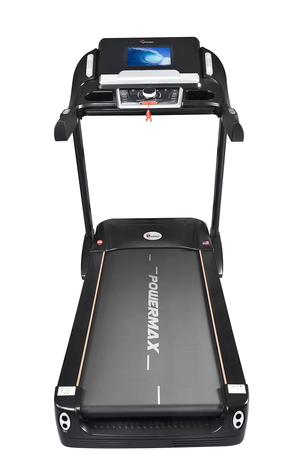 TAC-550 5HP AC Motor Semi-Commercial Motorized Treadmill Up to Max User Weight 150kg | 15 Level Auto Incline | MP3 & USB Input with 10.1-Inch Touch Screen Display and Auto Lubrication