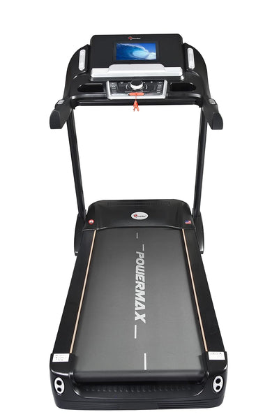 TAC-550 5HP AC Motor Semi-Commercial Motorized Treadmill Up to Max User Weight 150kg | 15 Level Auto Incline | MP3 & USB Input with 10.1-Inch Touch Screen Display and Auto Lubrication