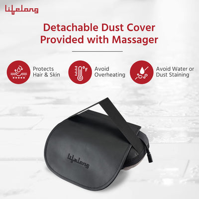 Back and Body Massager with Strong Deep Kneading nodes for Back | Neck | Shoulders Muscle Pain Relief and Portable Massager (1 Year Warranty | Black)