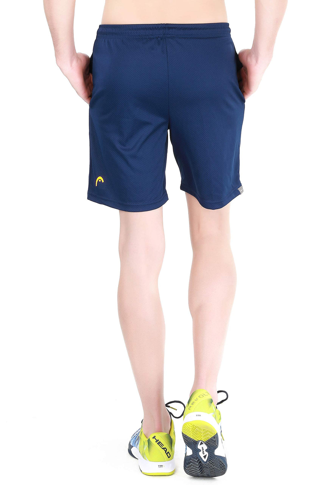 HBS-1091 Polyester Badminton Shorts for Mens | Size - Medium | Colour - Navy