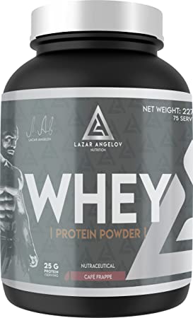 LAZAR ANGELOV NUTRITION WHEY 5LBS-75 SERVING (Cafe-Frappe)