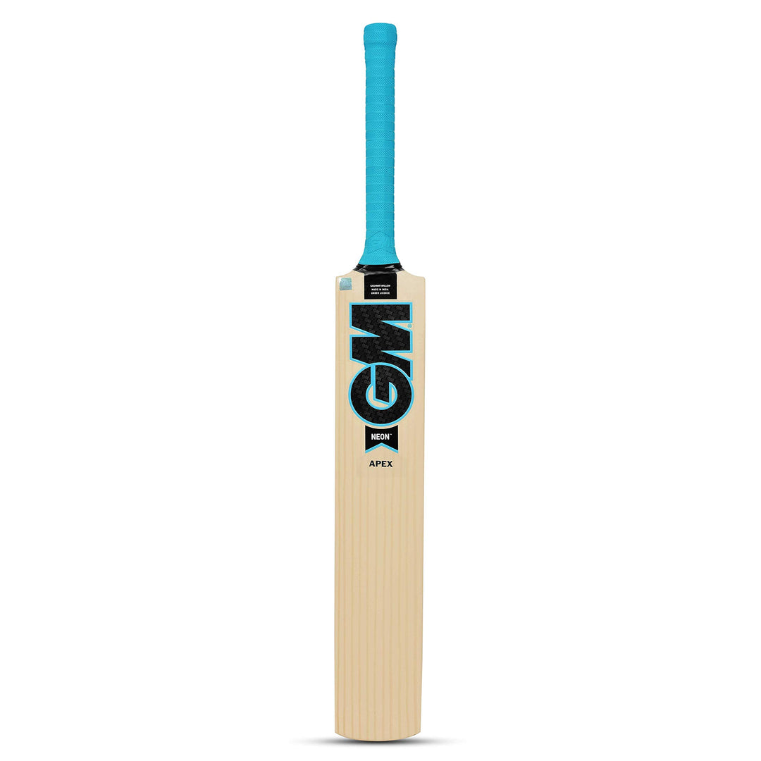 Neon Apex Kashmir Willow Cricket Bat with Cloth Cover on Face | Size-5 | Light Weight | Free Cover