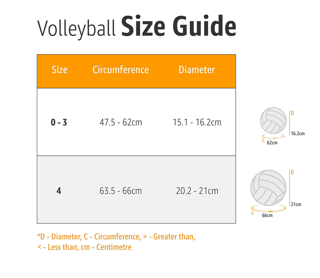 Shot Volley Volleyball - Size: 4  (Pack of 1 | Blue)