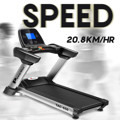 TAC-650 4HP (6HP Peak) Motorized Treadmill with Free Installation Assistance | Commercial & Automatic Incline