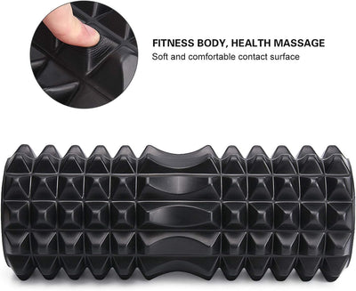 Compact Foam Back Massage Roller For Pilates |  Yoga |  And Gym Workouts |  Yoga Column For Fitness Training (Pack of 1)