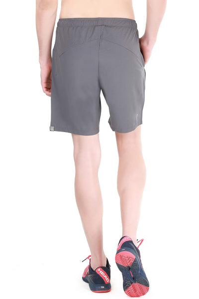 HPS-1088 Polyester Tennis Shorts for Mens | Size - Medium | Colour - Charcoal