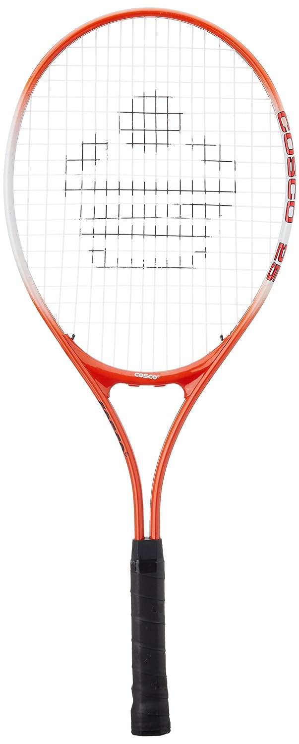 Aluminium Tennis Racket | Junior 25 Inch (Red)