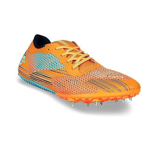 Men Track And Field-400 Mesh Non-Marking Running Shoes (Orange)