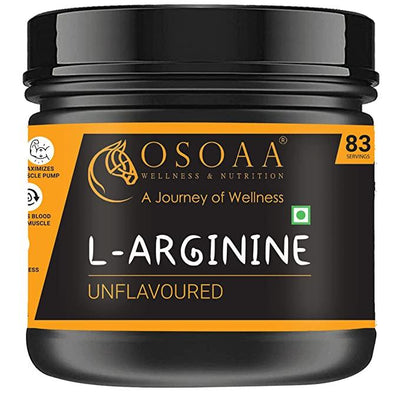 Pure L-Arginine Muscle Growth & Endurance Powder - 250gm Unflavoured - Kriya Fit