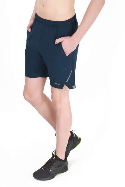 HPS-1087 Polyester Tennis Shorts for Mens | Size - X-Large | Colour - Dark Navy
