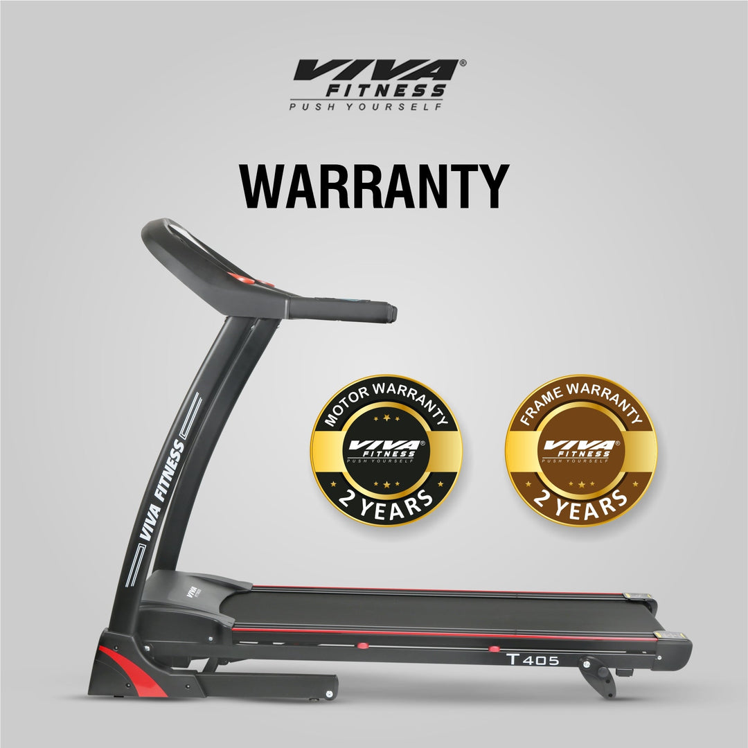 T-405 DC Motorized Treadmill with 3-Level Manual Incline