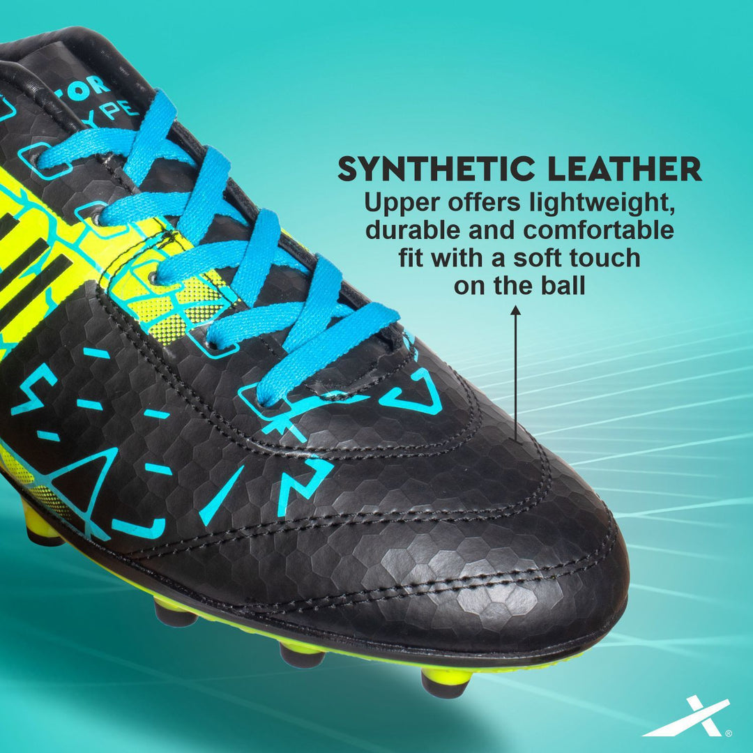 Skyper Football Shoes For Men Black | Green (Multicolor)