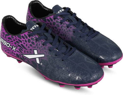 Turbo-X Football Shoes For Men (Navy | Pink)