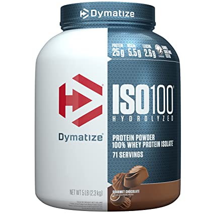 DYMATIZE  ISO WHEY 100 - 5 LB (Gourmet Chocolate)