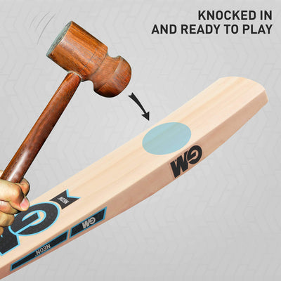 Neon Apex Kashmir Willow Cricket Bat with Cloth Cover on Face | Size-5 | Light Weight | Free Cover