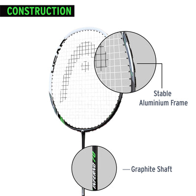 Inferno 70 Graphite Composite Badminton Racquet (Strung))