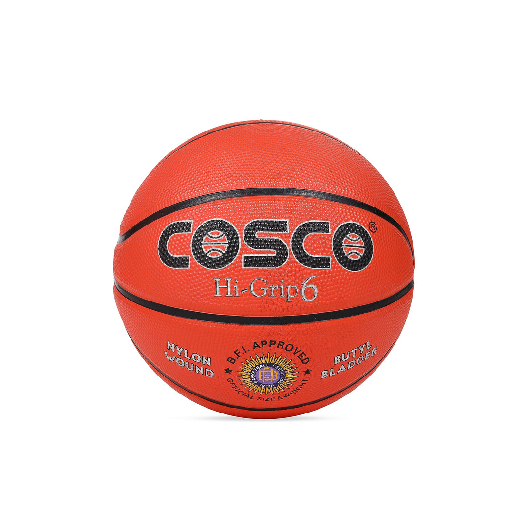 Rubber | Nylon Basketball | Size 6 (Orange)