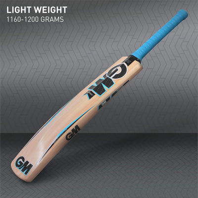 Light Weight Diamond Striker Kashmir Willow Cricket Bat with Cro Weave Tape on The Face with Cover | Size-6