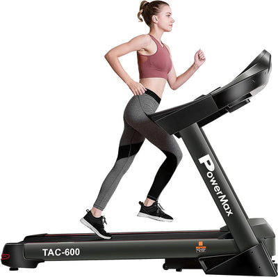 TAC-600 5.0HP AC Commercial Motorized Treadmill for Home | Gym Club | Fitness Training Use with Android & iOS App | 18 Level Auto Incline & Auto Lubrication for Cardio Workout