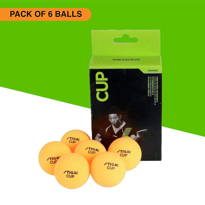 Stiga Cup Table Tennis Ball | Adult Size | Orange