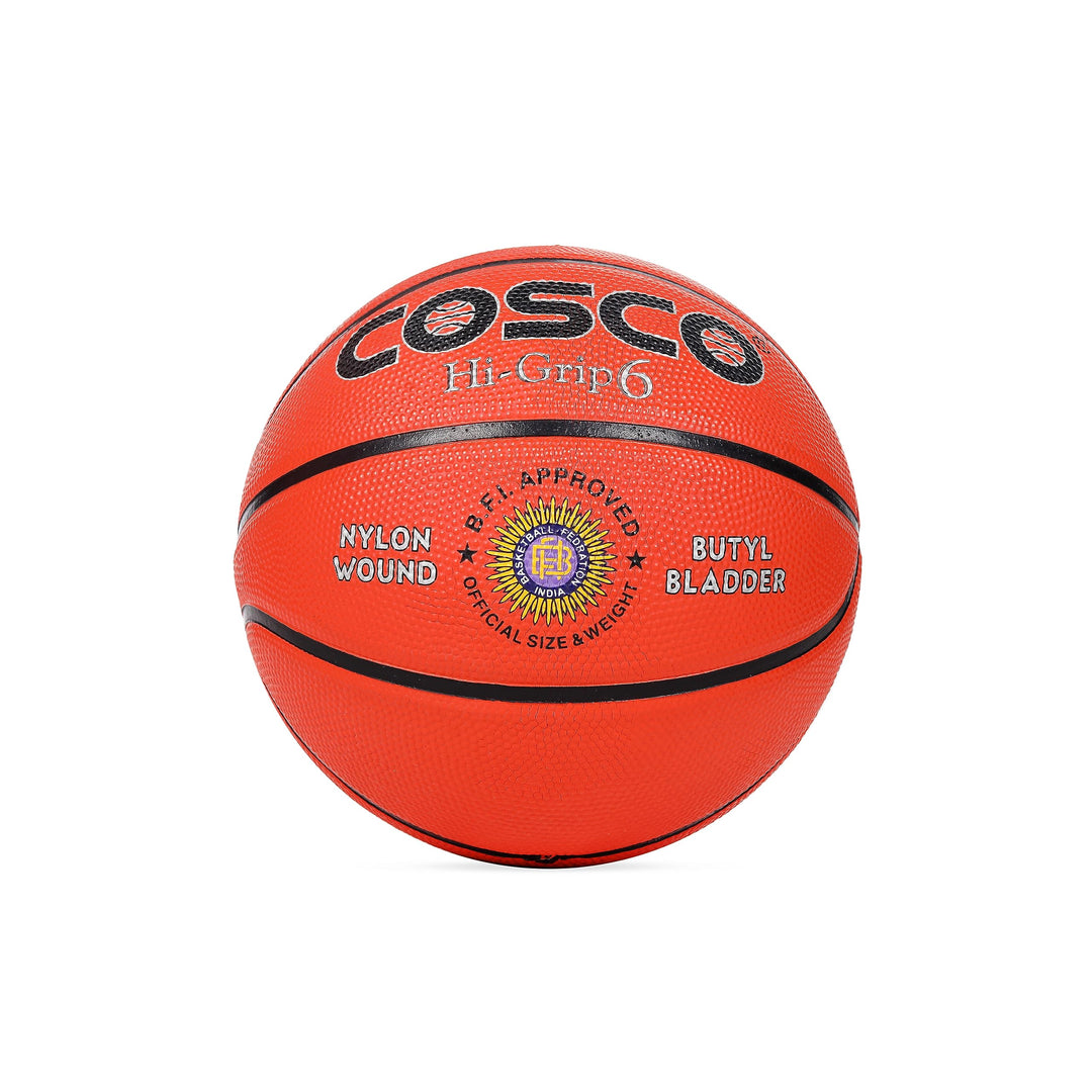 Rubber | Nylon Basketball | Size 6 (Orange)