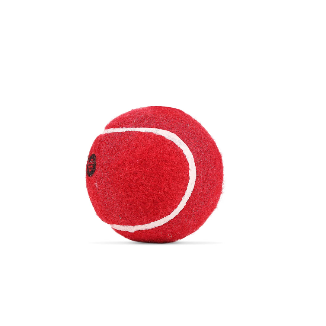 Cotton Tuff Cricket Tennis Ball (Pack of 6 | Red)