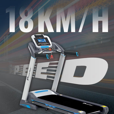 TDA-350 (6HP Peak) Treadmill for Home Use  |12 Pre-Set Max Pro Workout Session?Max User Wt.120kg | 18 Level Auto Incline | Top Speed:18 Km/hr | Spring Resistance?(FREE INSTALLATION )