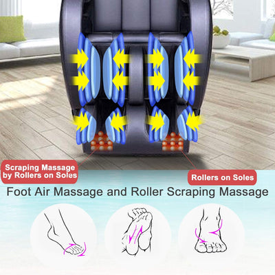 Full Body | Zero Gravity Massage Chair (Free Installation & Demo) for Home Stress & Pain Relief with 2D Intelligent Technology | Dedicated Foot & Calf Massage (Model: PMC-2000)