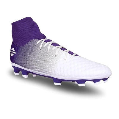 Unisex Oslar Blade 2.0 Football Shoes (White / Purple)