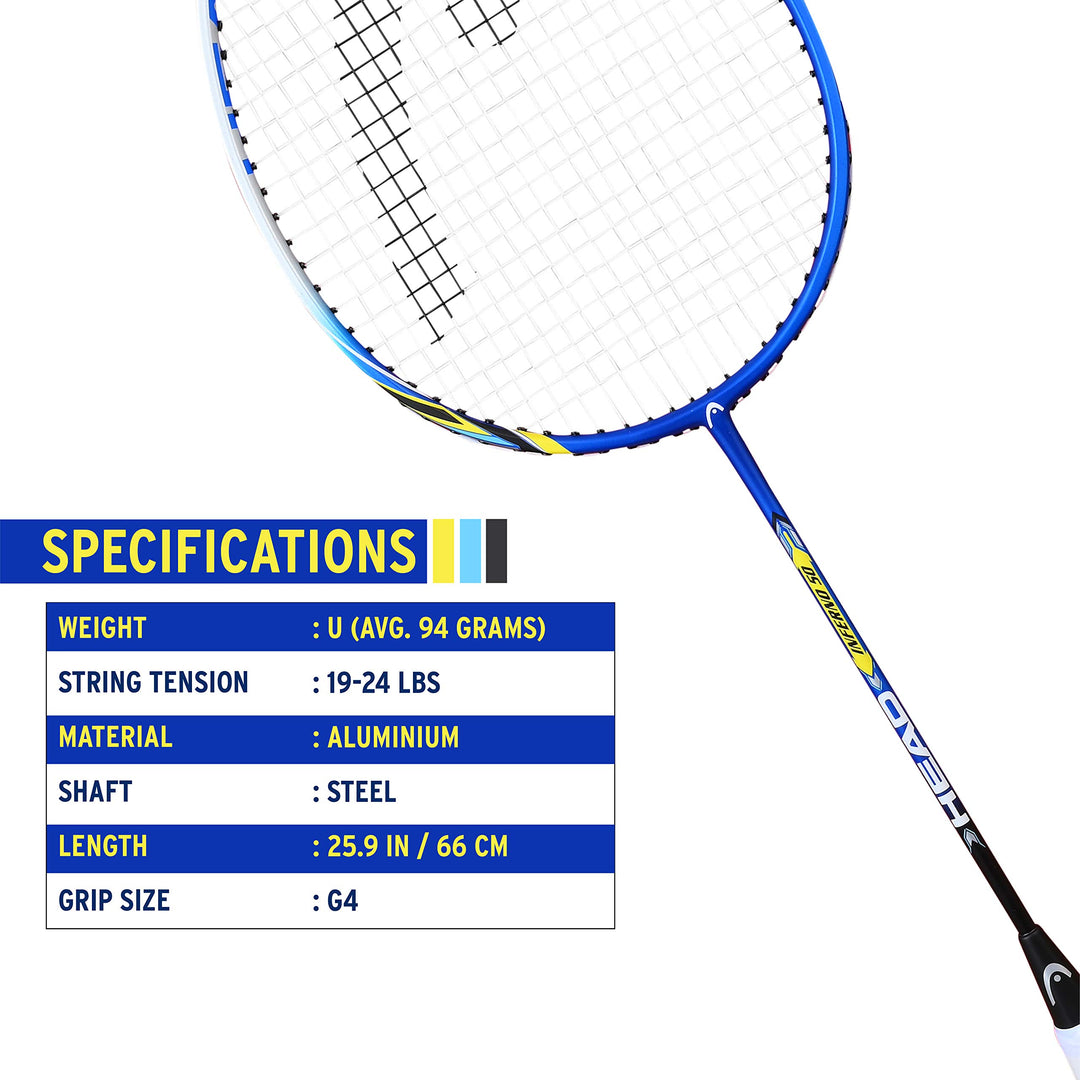 Inferno 50 Badminton racquet (Aluminium frame | steel shaft)