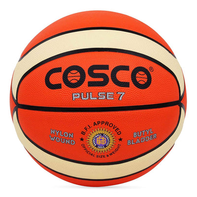 Rubber Pulse Basketball | Size 7 Multicolor