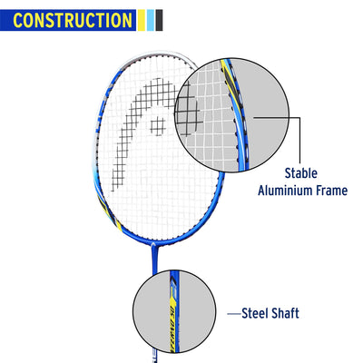 Inferno 50 Badminton racquet (Aluminium frame | steel shaft)