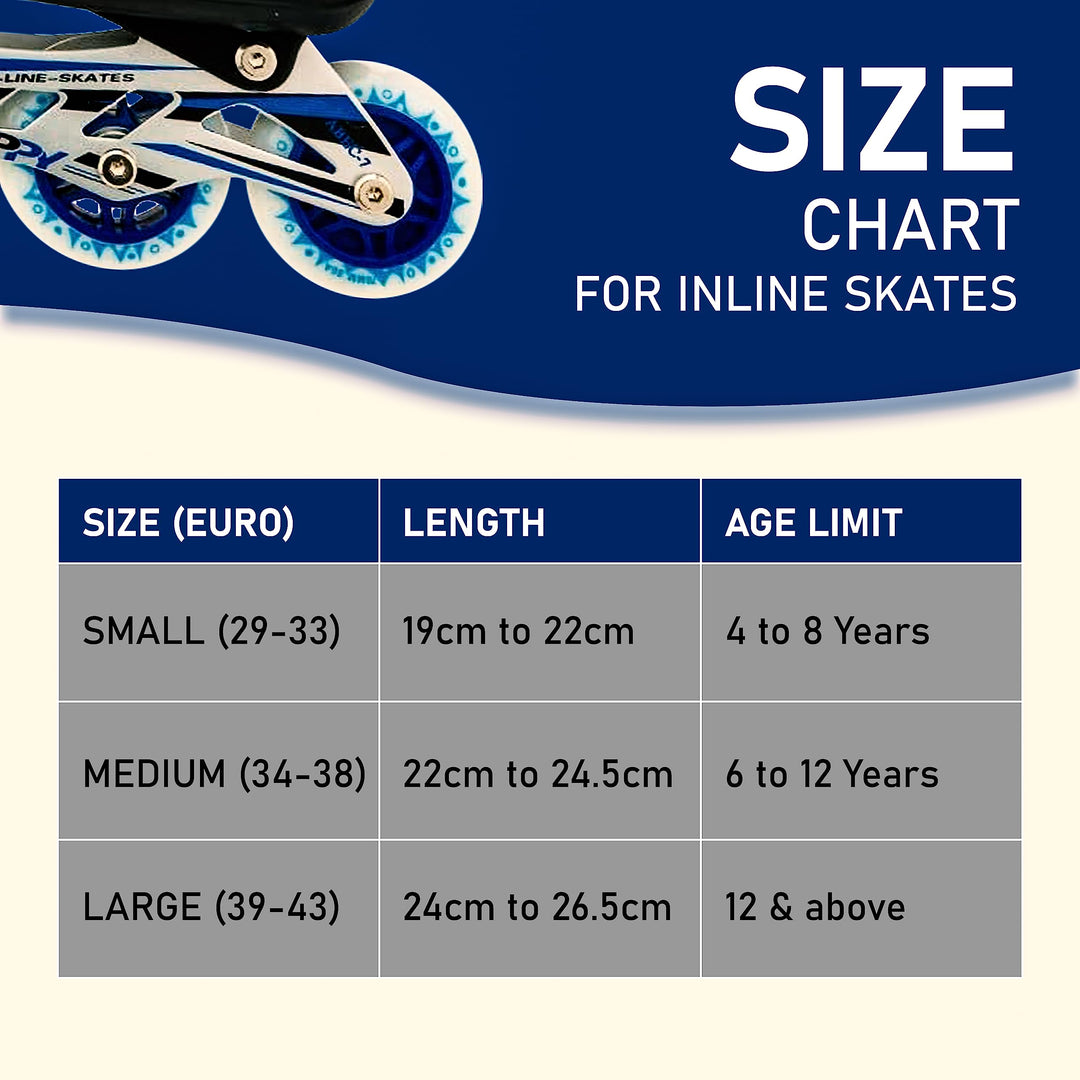 733 Aluminum-Alloy Adjustable Inline Skates | 70mm Wheels | (Blue)