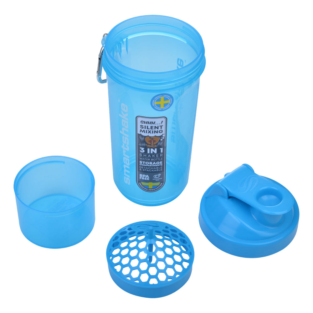 SmartShake Unisex Slim Shaker (Neon Blue)