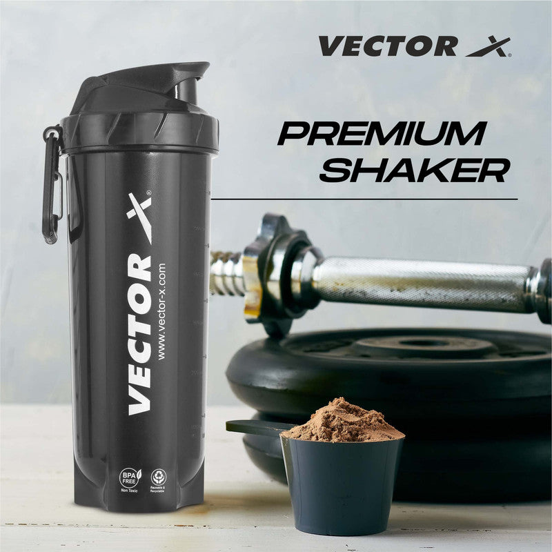 Shaker Bottle For Protein Shake pack of 2 (multicolour)
