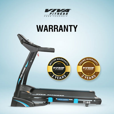 T-415 DC Motorized Treadmill with 3-Level Manual Incline