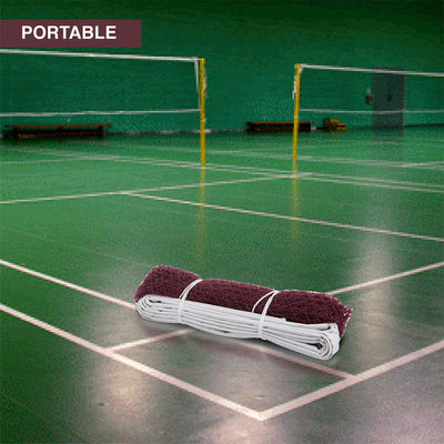 Nylon Badminton Net (White)