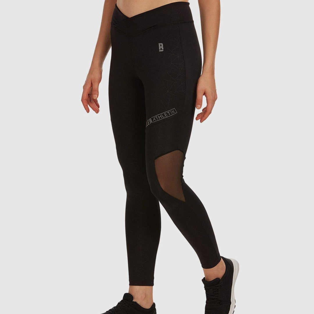 V Waist Tights - Black - Baller Athletik