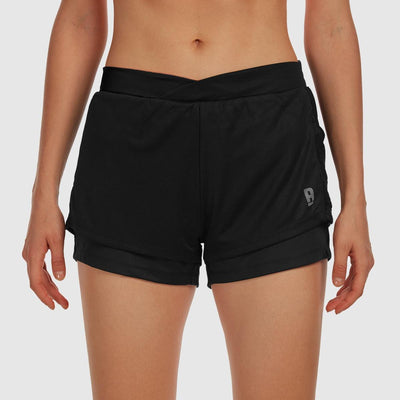 V Waist Shorts - Black - Baller Athletik