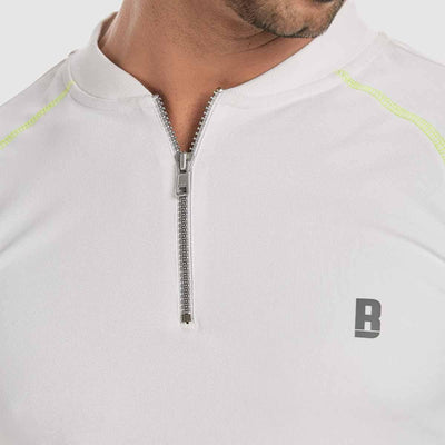 Polo T-Shirt - White - Baller Athletik