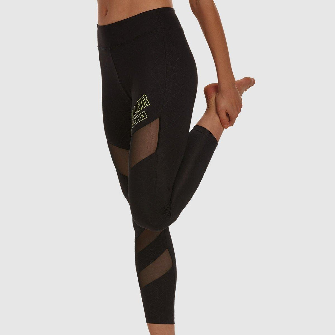 Mesh Tights - Black - Baller Athletik