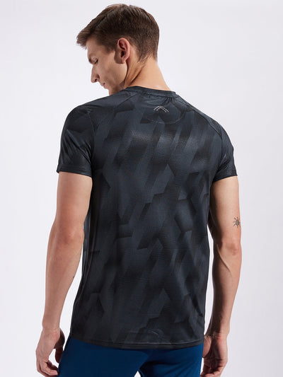 Hustle Printed Stretchable T-shirt 4