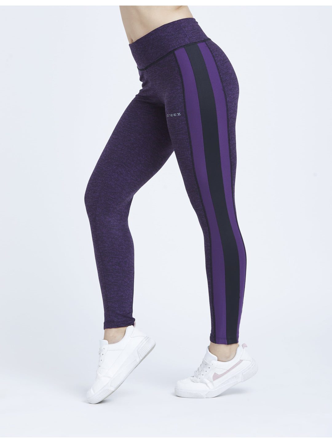 Essential Side Paneled Marl Full Length Leggings